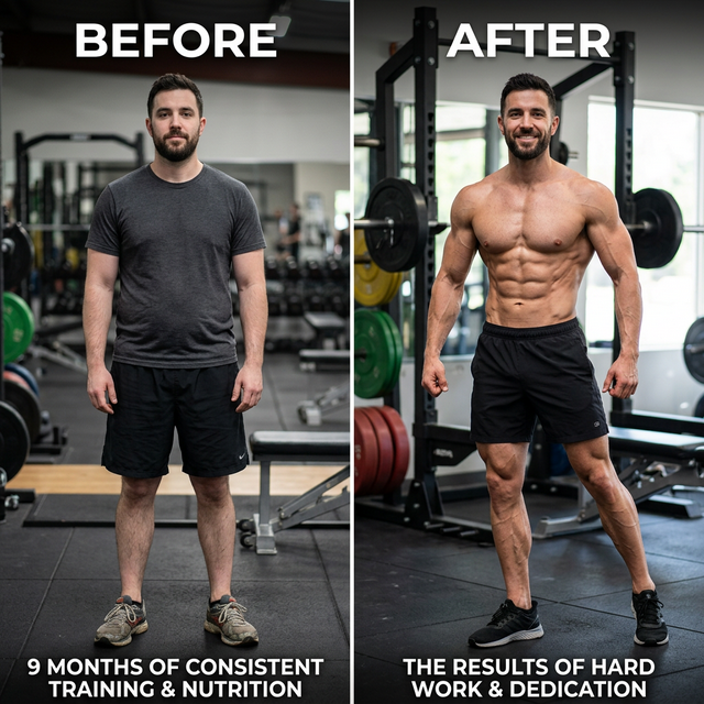 Body transformation weight loss results at NEXTFIT fitness studio Pune